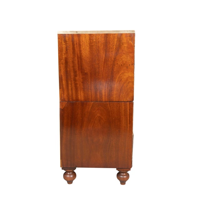 Victorian Brass Mounted Mahogany Campaign Chest For Sale In Boston - Image 6 of 12