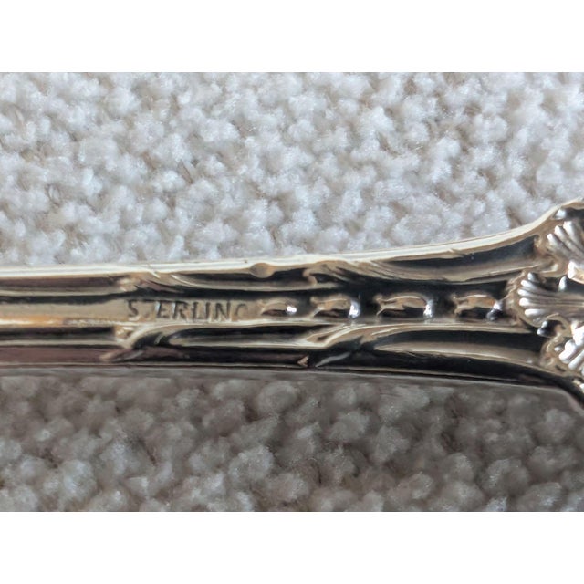 Early 20th Century Whiting "King Edward" Sterling Silver Jam/Sugar Spoon, 1901 For Sale - Image 14 of 16