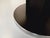 Vintage Round Dining Table in Black Wood-Effect Melamine and Chrome Metal, Space Age/1970s Style, with Integrated Extension For Sale - Image 18 of 18