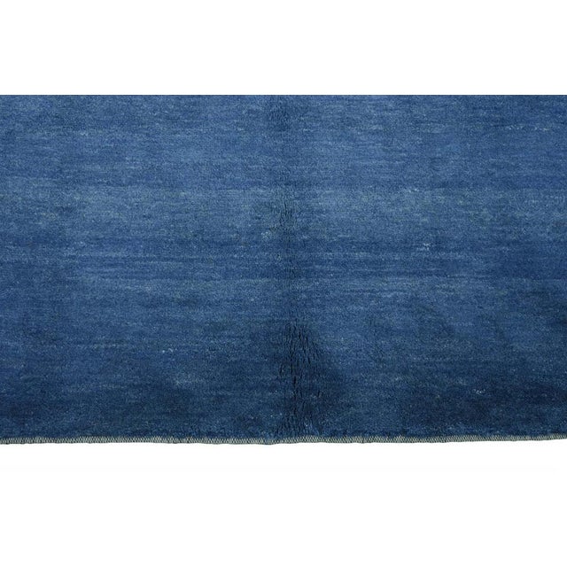 Gabbeh Loribaft Hand-Knotted Rug in Wool - 237 X 202 Cm For Sale - Image 6 of 11