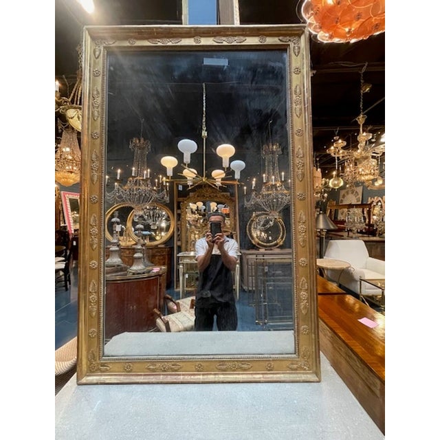 19th C. French Napoleon III Giltwood Mirror For Sale In Dallas - Image 6 of 9