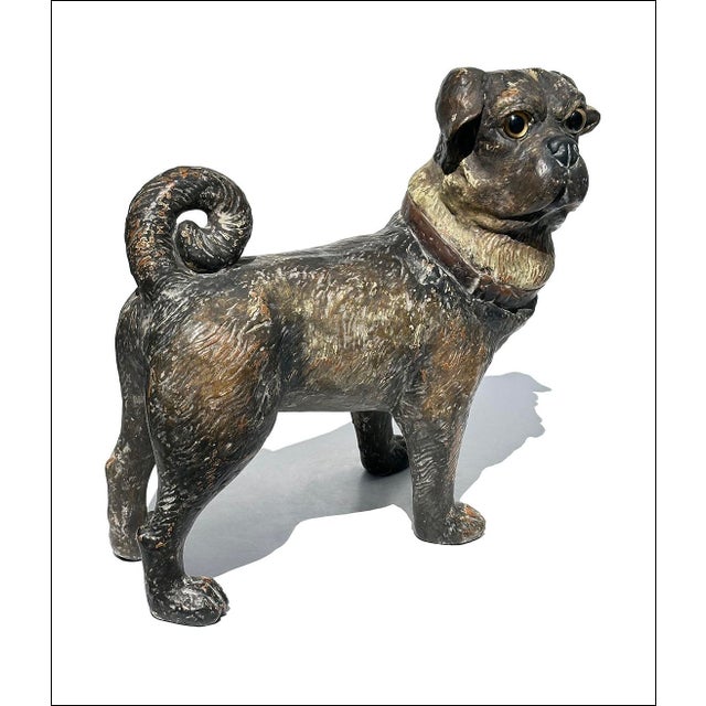 Wonderful example of animalier art in the form a man's best friend. Research indicates these were made in Austria and are...