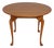 Tiger Maple Benchmade Round Dining Table For Sale
