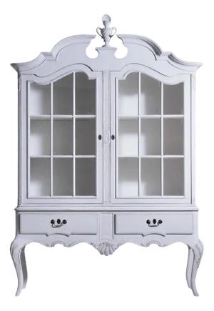 Scandinavian Vitrine Two-Doors Cabinet