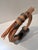 Signed Sculptural Raku Vessel With Woven Handle For Sale - Image 9 of 11