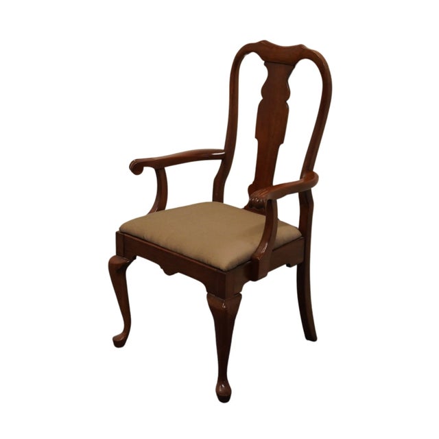 PENNSYLVANIA HOUSE Traditional Queen Anne Style Cherry Splat Back Dining Arm Chair 11-3110 42" High 24.5" Wide 23" Deep...