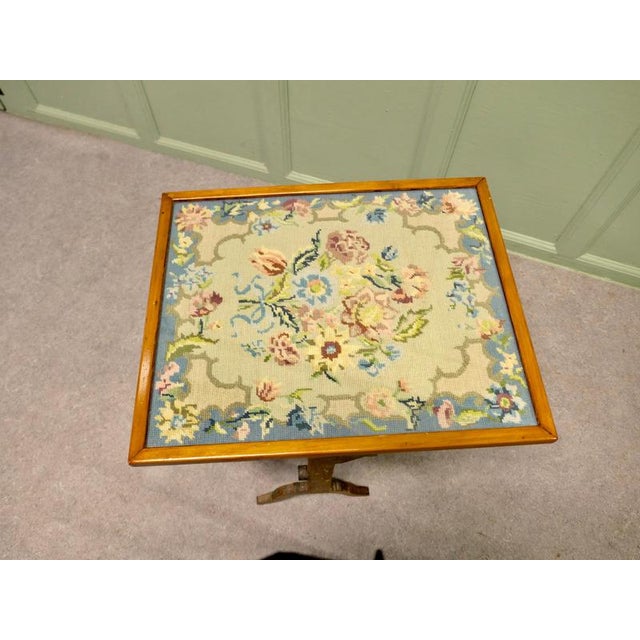 Metamorphic Embroidered Fire Screen, 1900 For Sale - Image 6 of 9