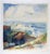 Rustic Mid 20th Century Rocky Coast Watercolor Painting For Sale - Image 3 of 3