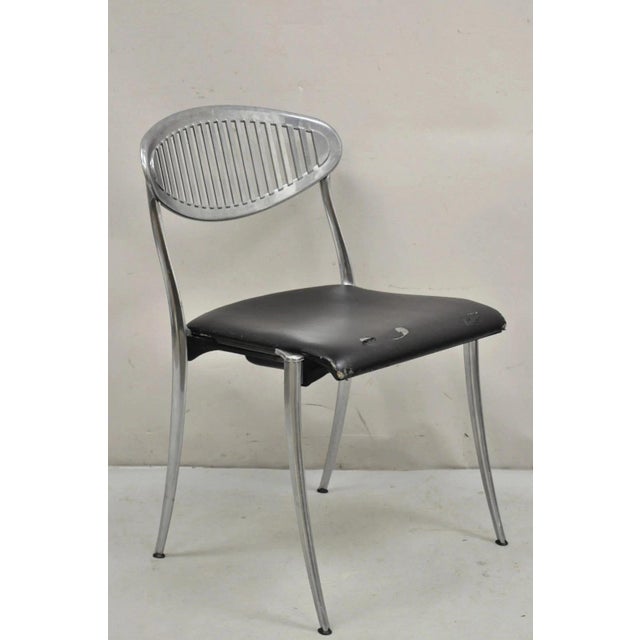 Mid 20th Century Coro Luigi Origlia Italian Modern Sculpted Aluminum Dining Chairs - Set of 6 For Sale - Image 13 of 13