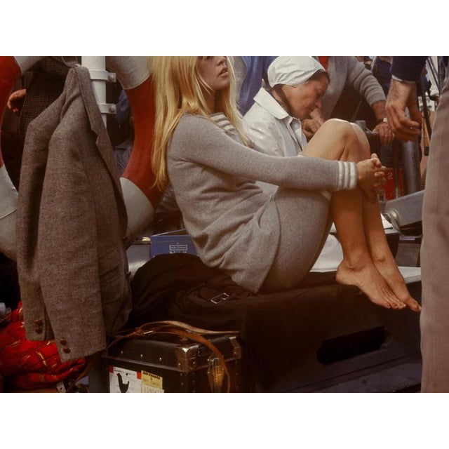 Jim Gray, Brigitte Bardot on Set, 1966, Large Print For Sale - Image 6 of 9
