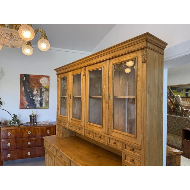 2000 - 2009 Gründerzeit Kitchen Credenza in Softwood For Sale - Image 5 of 15