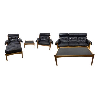 Swedish Living Room Set by Eric Merthen, 1960s, Set of 6 For Sale