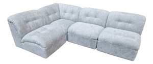 Modular Sofa in Fabric with Four Modules and Corner, 1970s, Set of 5