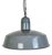 Industrial Grey Enamel Factory Pendant Lamp, 1960s For Sale