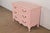 French Provincial Bodart French Provincial Louis XV Pink Lacquered Dresser Chest, Newly Refinished For Sale - Image 3 of 10