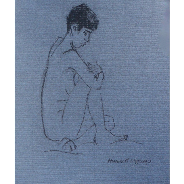 "Blue Nude" French Modern Nude For Sale In Los Angeles - Image 6 of 6