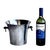 Offered is a classic yet modern silver-plated champagne cooler/ice bucket made by Sant'Andrea in Italy in the 1970s. Works...