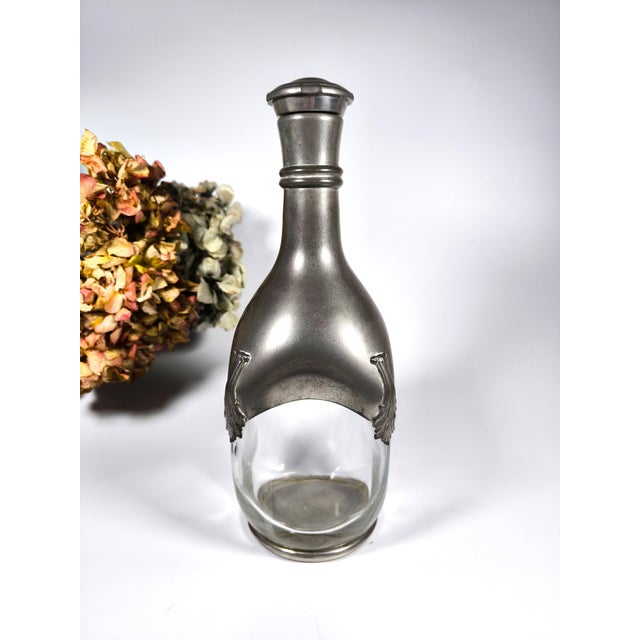 Vintage French Decanter Etains Du Manoir, 1950s For Sale - Image 6 of 6