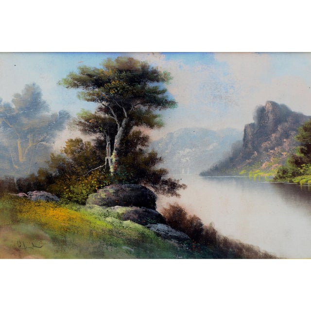 Impressionist Early 20th Century Tonalist Pastel Landscape by William Henry Chandler For Sale - Image 3 of 6