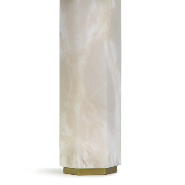 Regina Andrew Gear Alabaster Table Lamp For Sale - Image 4 of 5