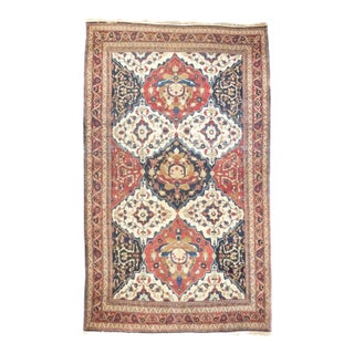 Antique Lavar Kerman Rug 8'11'' x 14'9'' For Sale