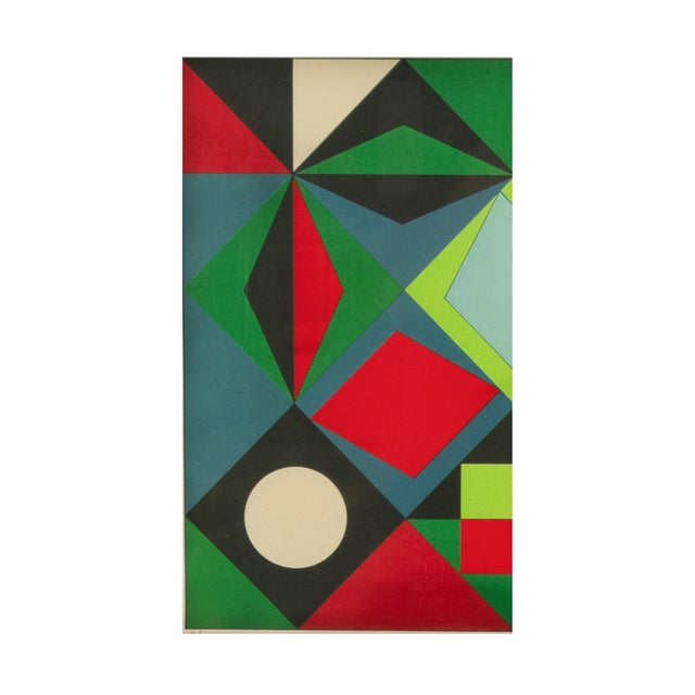 Original Op Art Abstract Color Screenprint "Planetary Folklore" by Victor Vasarely 1968 Signed #2/250 For Sale In Portland, OR - Image 6 of 12