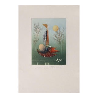 1990 Renée Lubarow l'Intransigeance De La Certitude Signed Etching For Sale