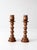 Vintage Modular Wood Candlestick Holders Pair For Sale - Image 10 of 18