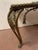 20th Century Hammered Wrought Iron Coffee Table with Breccia Marble Top For Sale - Image 4 of 9