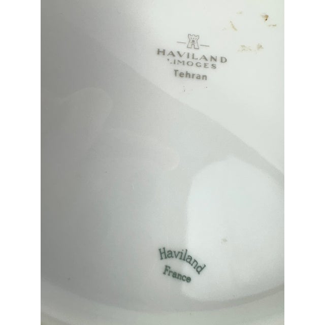 1960s Haviland Limoges “Tehran” Porcelain Serving Bowl For Sale - Image 12 of 12