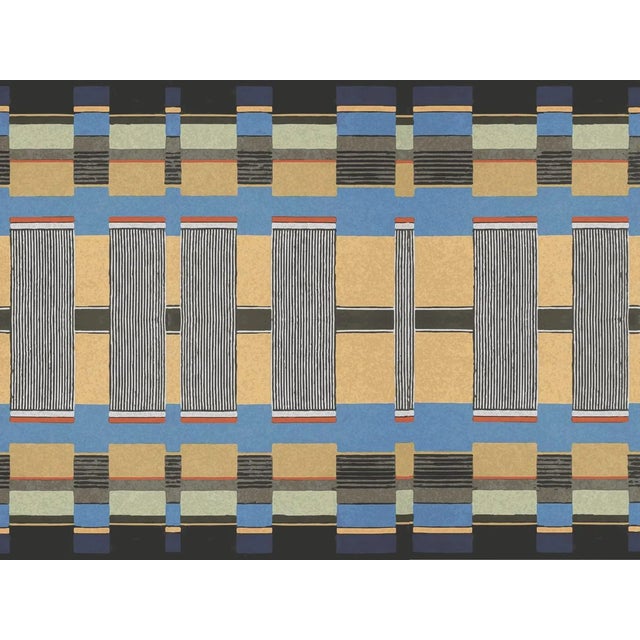 03 Blue Intertwin Wallpaper by Officinarkitettura For Sale