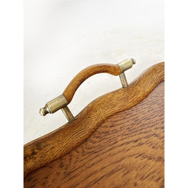 Wood Dustpan in Wood and Brass, 1930s For Sale - Image 7 of 17