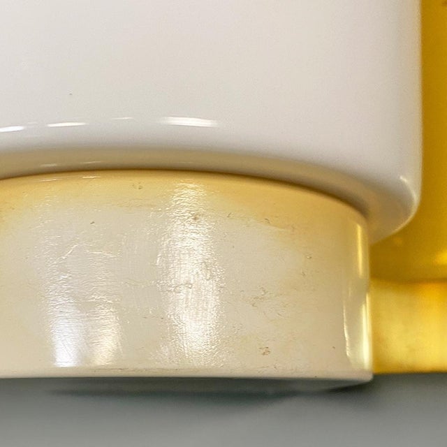 Sweden Mid-Century Modern brass and glass applique by Jakobsson for Ab Markaryd Sweden, 1970s. Brass and glass wall light...