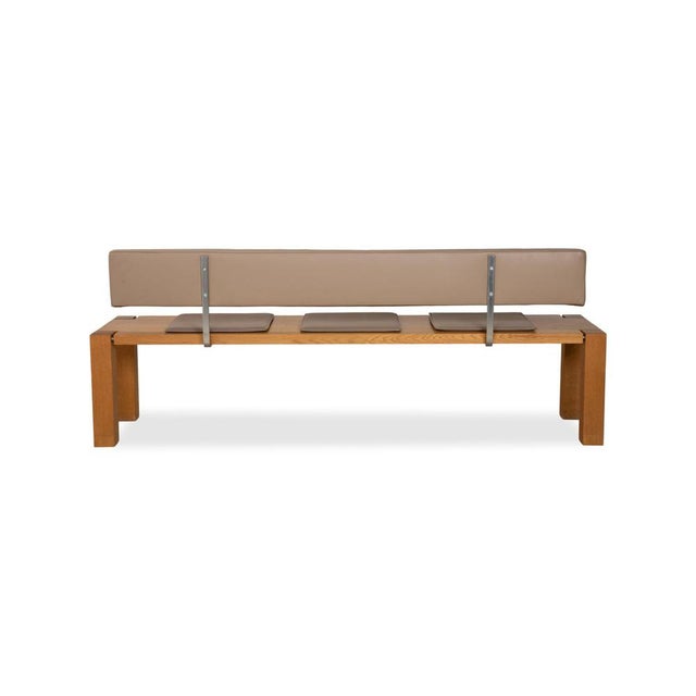 Wooden Bench in Brown by Janua For Sale - Image 17 of 18