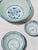 1980s Set of Five Vintage Blue and White Nesting Asian Serving Bowls For Sale - Image 5 of 10