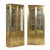 Mastercraft Mid Century Brass Vitrines Cabinet - Pair Each cabinet measures: 36.5 wide x 15 deep x 86.25 inches high...