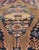 Blue Tribal Medallion Design Antique Persian Serab Rug in Camel and Shades of Blue 3'3 X 6'3 For Sale - Image 8 of 13