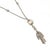 Diamond South Sea Pearl Drop Necklace 14k White Gold Certified For Sale In New York - Image 6 of 8