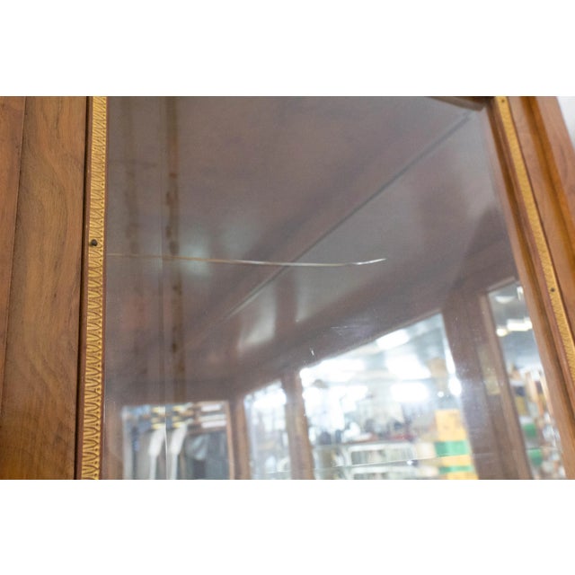 Antique Empire Style Mirrored Display Buffet in Beveled Glass, France, Early 20th Century For Sale - Image 14 of 15