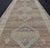 Turkish Oushak Runner With Soft Brown Field and Pale Blue Geometric Medallions For Sale - Image 10 of 12