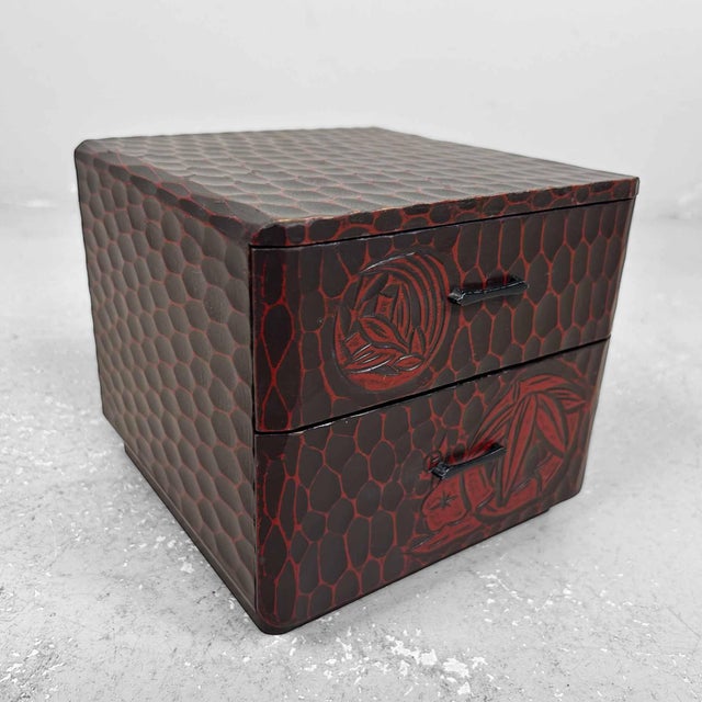 Kamakura Bori Haribako Bamboo Sewing Box, Japan, 1960s For Sale - Image 6 of 9