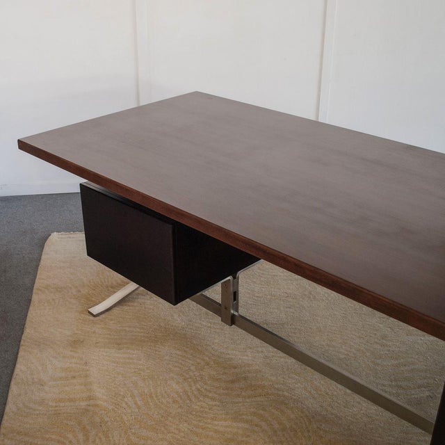 Wood Modern Desk by Gianni Moscatelli for Formanova, Mid 1970s For Sale - Image 7 of 15