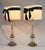 Vintage Crystal and Brass Column Table Lamps - Style of William Kessler Baccarat For Sale - Image 12 of 17