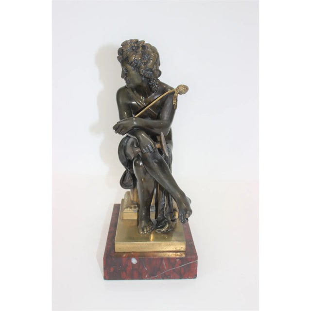 Metal Bacchus Grand Tour Sculpture Bronze For Sale - Image 7 of 13