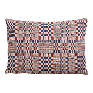 Schumacher Brimfield 16" Lumbar Pillow In Americana For Sale