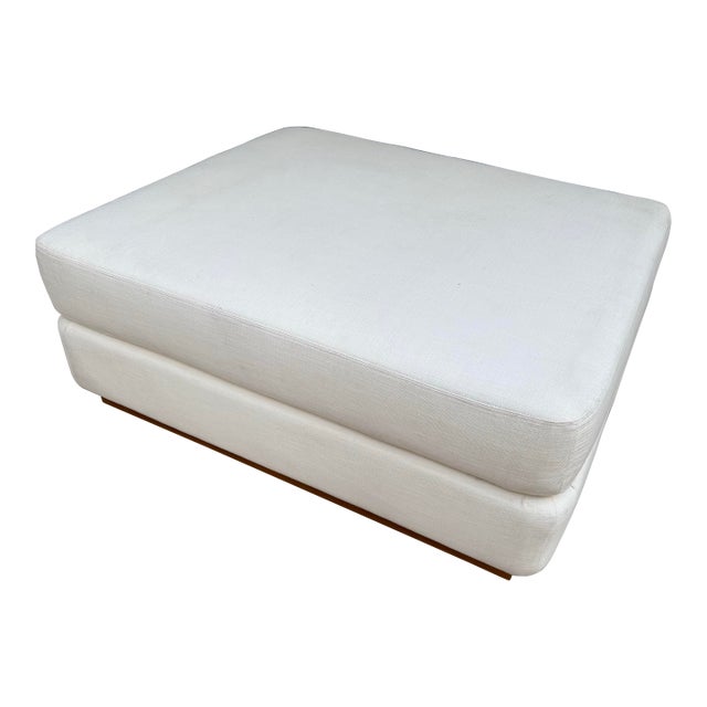 Resort Schooner Cocktail Outdoor Ottoman Attributed to Baker Furniture For Sale