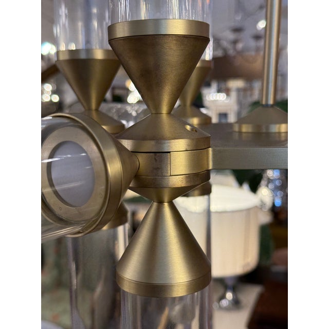 Lights Jason Miller for Roll & Hill Castle Chandelier For Sale - Image 7 of 12