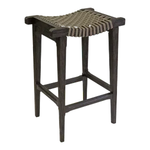 Cheiftain Counter Stool, Worn Black Finish