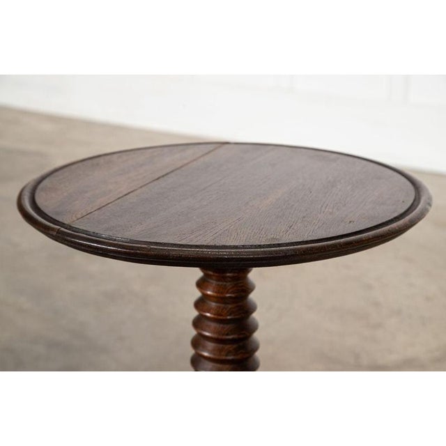 Antique French Bobbin Fruitwood Table, 1880 For Sale - Image 10 of 10