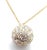Tiffany & Co. Hardware Diamond Ball Yellow Gold Pendant Necklace For Sale - Image 11 of 12